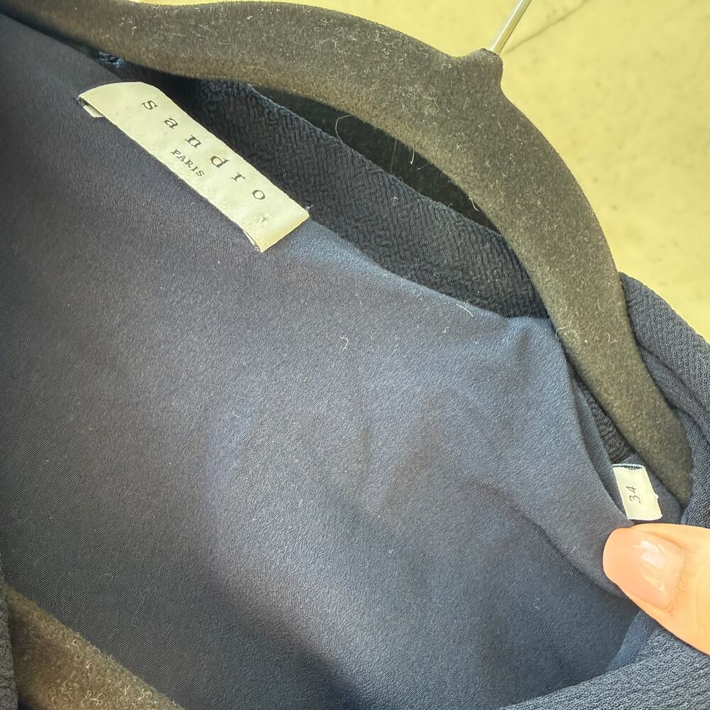 Sandro Alberta Pleated Mini Dress - Picture 6 of 6